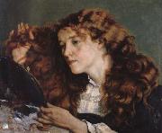 Gustave Courbet The Beautiful Irish Girl USA oil painting artist